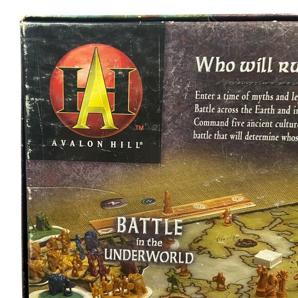RISK GODSTORM Skill Board Game 2004 Hasbro Avalon Hill 105%COMPLETE! +17 TOKENS - Picture 5 of 15